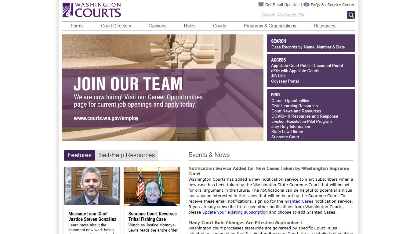 RAP FORM 1. Notice of Appeal (Trial Court Decision) - Washington
